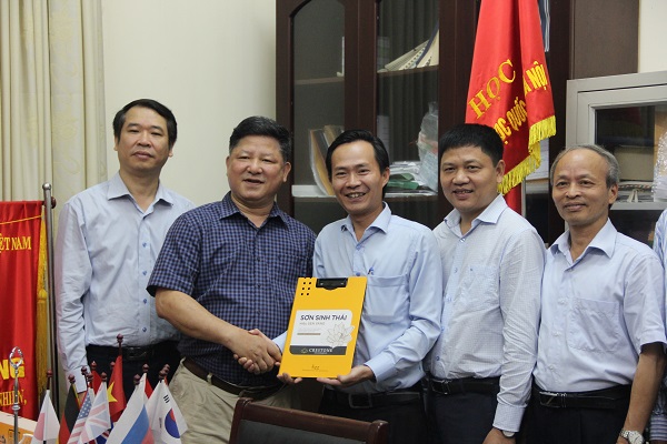 Doanh nghiệp tài trợ sơn ngoại thất cho cơ sở 19 Lê Thánh Tông của Trường Đại học Khoa học Tự nhiên